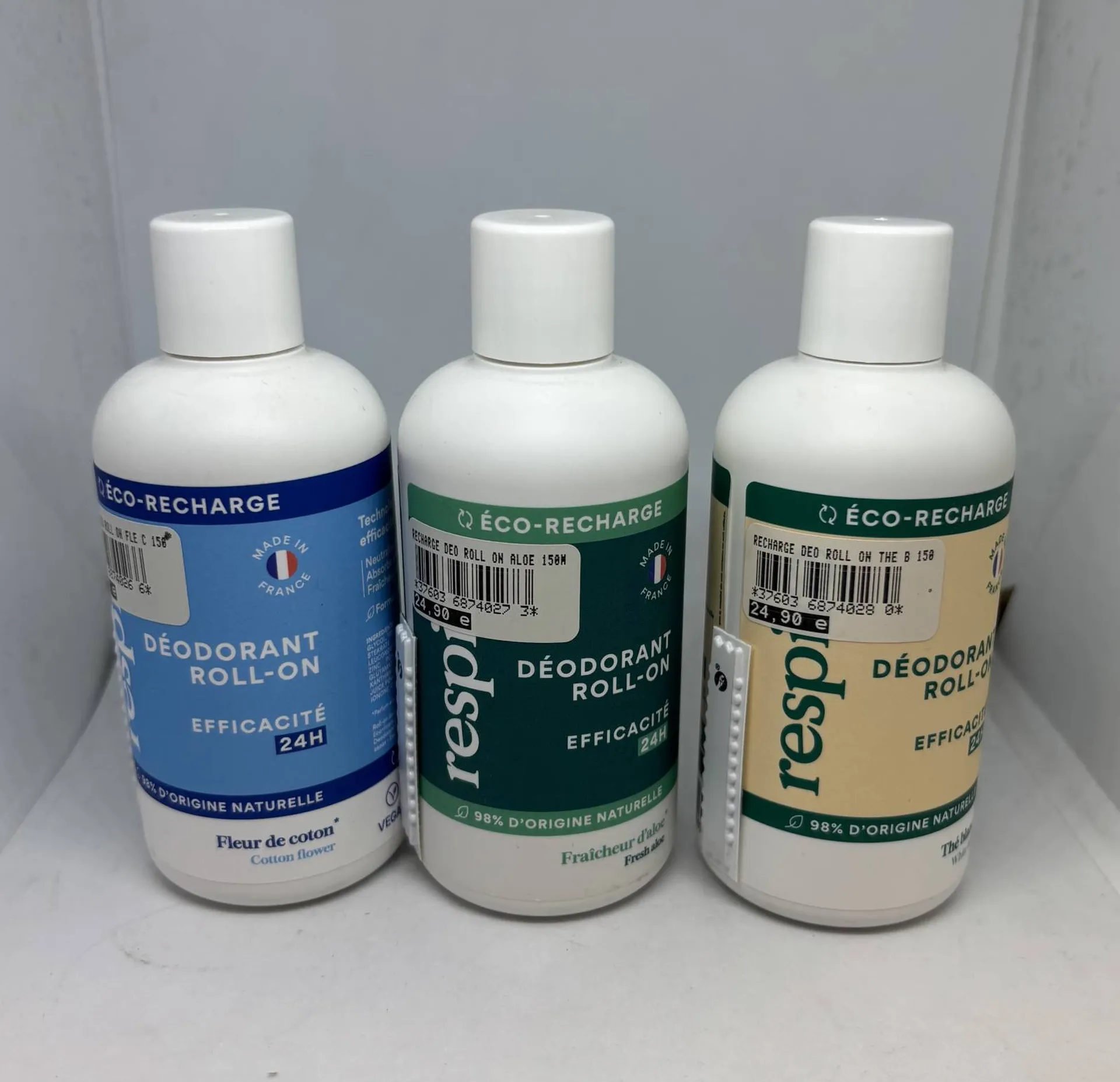 ECO RECHARGES RESPIRE DES DEODORNTS ROLL-ON PHARMACIE PANETTA 13012