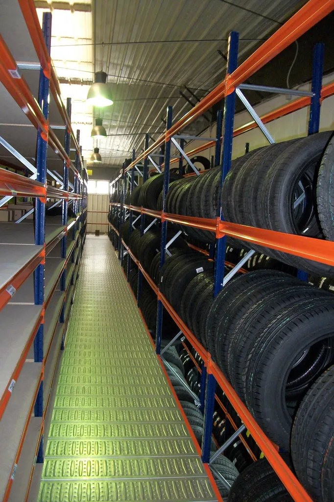 Installer un rayonnage porte-pneus professionnel pour garage et centre automobile à Toulouse, Albi et dans le Gers