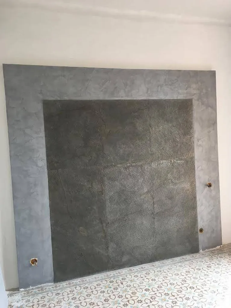 tête de lit en PIERRE FLEXIBLE TERRE DU MONDE ref/ rustique et verde TERRE DU MONDE