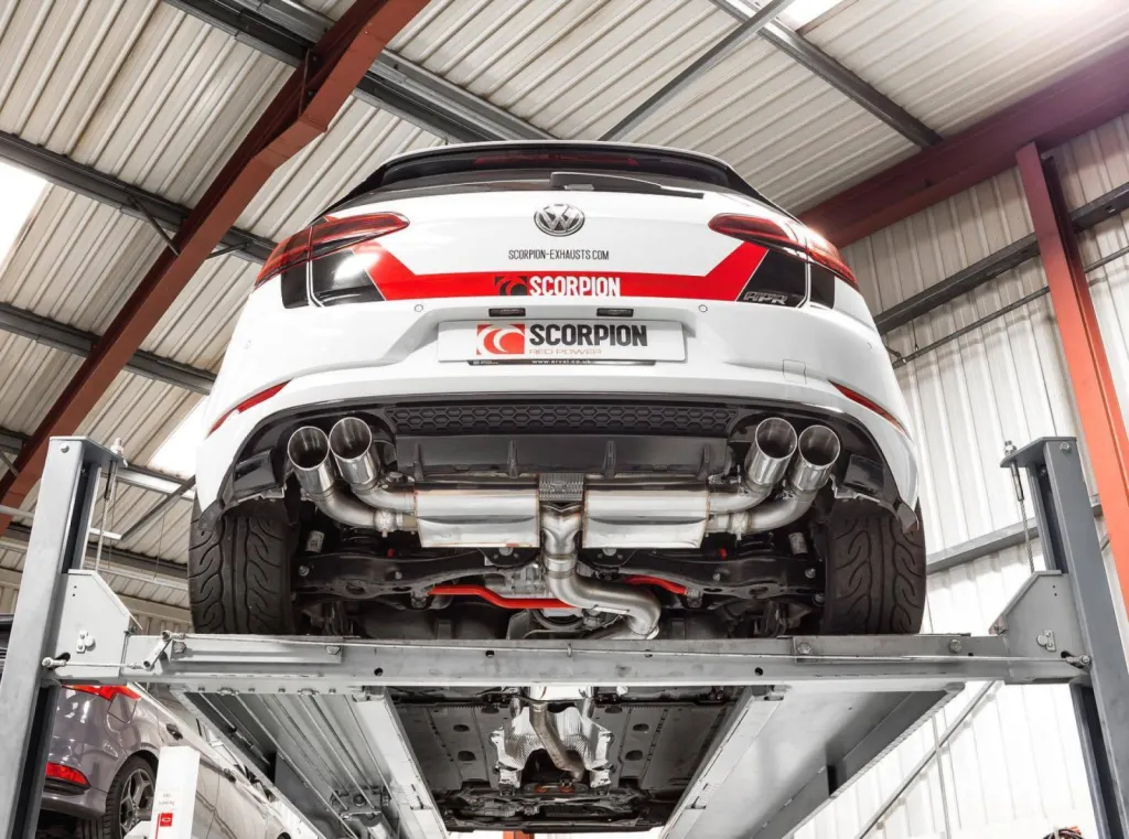 Vente ligne complète d'échappement pour véhicule sportif de tourisme