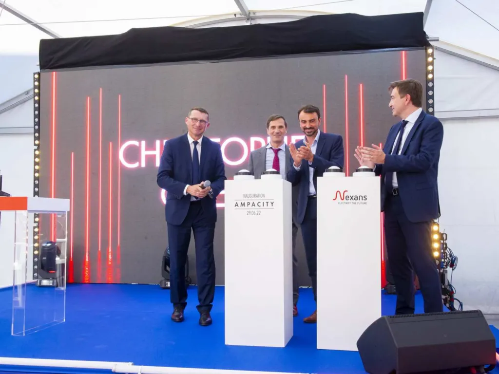 photographe reportage événementiel Nexans inaugure AmpaCity