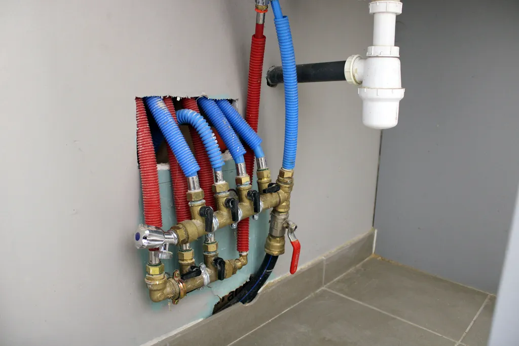 Création nourrice PER sous lavabo dans salle de bain à Castelnau-le-lez