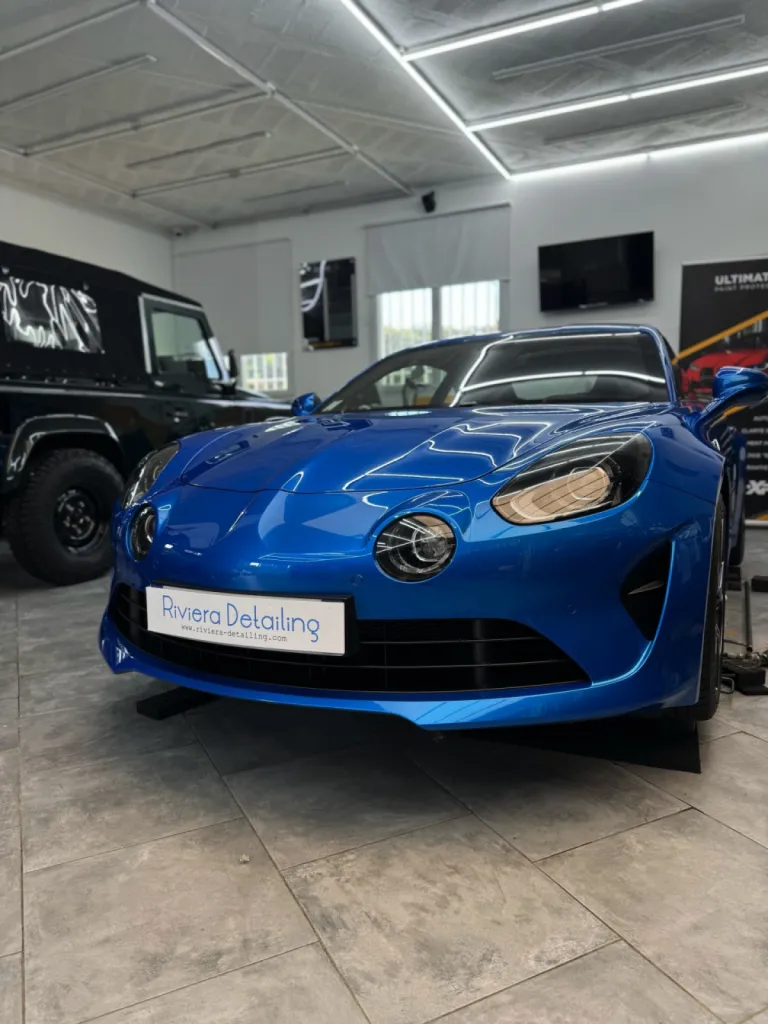 ALPINE A110 | Film protection XPEL intégral par Riviera Detailing Côte d’Azur à Antibes.
