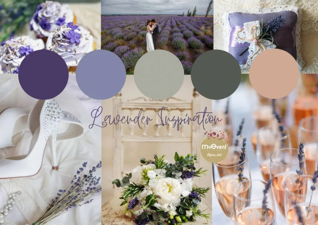 Agence d'organisation de mariage sur mesure pour décoration de mariage thème lavande nature dans le Sud Ouest de la France à Bordeaux proche de Pessac 