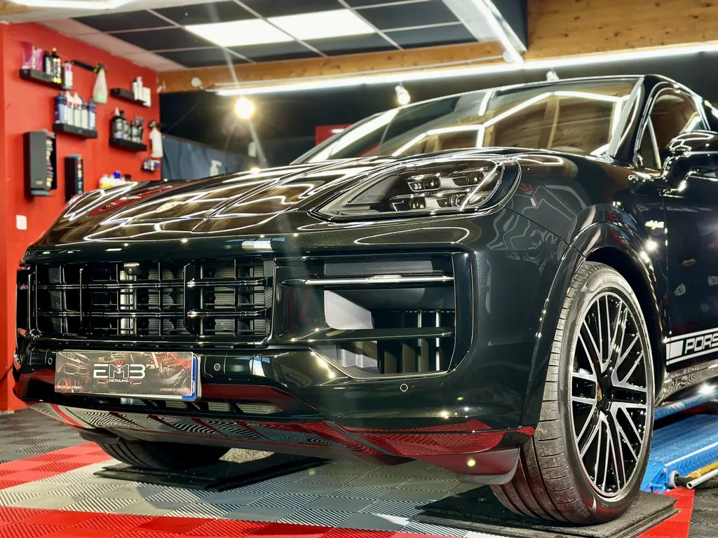 DETAILING auto protection carosserie traitement céramique lyon Porsche Cayenne 