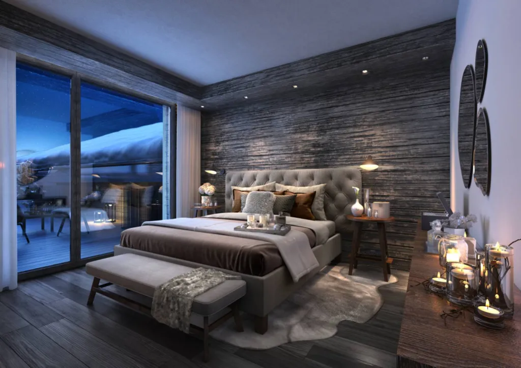 Appartements neufs du T2 au T3 du chalet 1839 aux Gets avec vue sur le Mont-Chéry