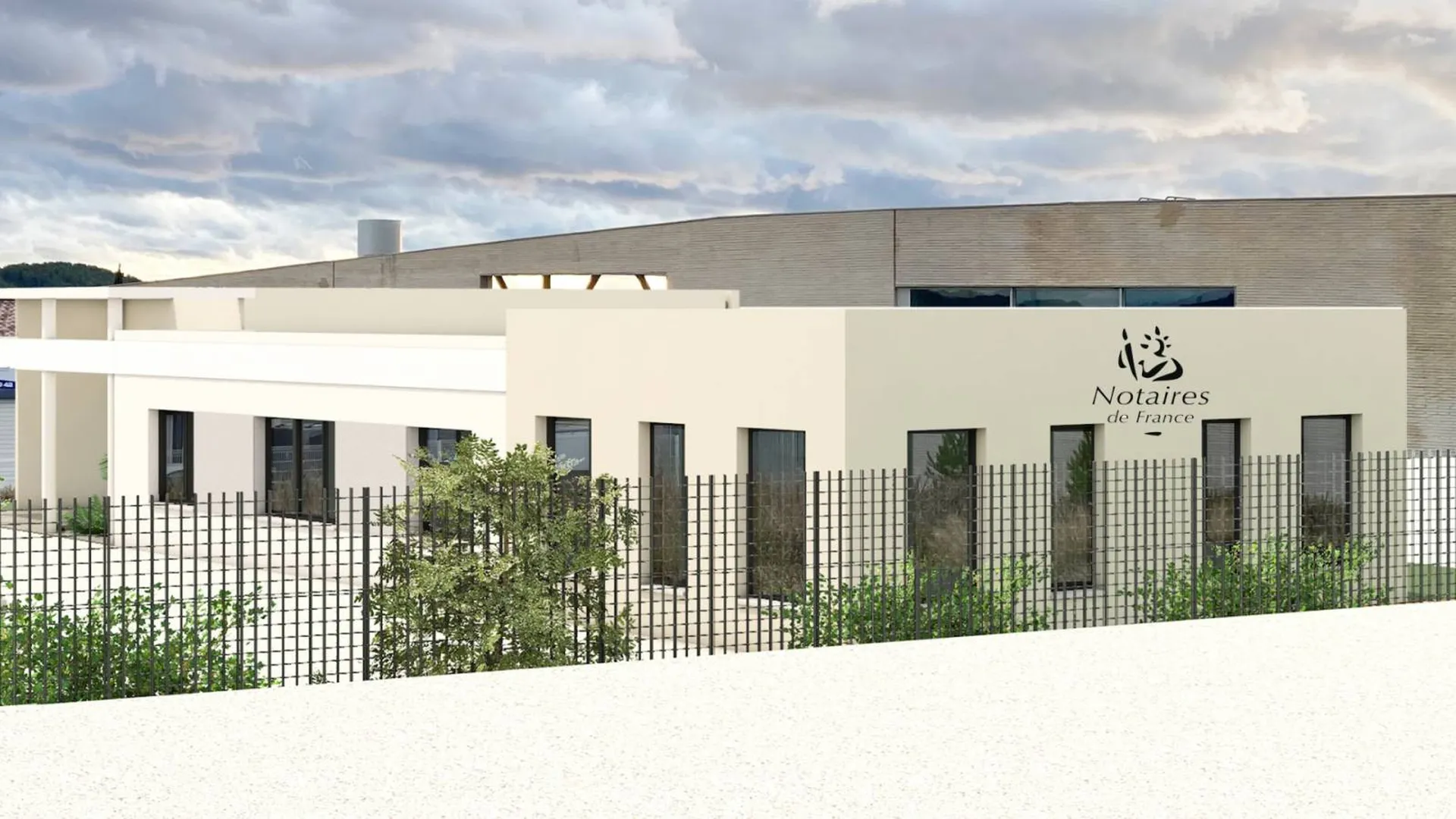 Construction d'une office Notariale sur la commune de La Fare les Oliviers, dans les Bouches du Rhône