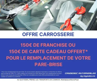 Offre promotionnelle changement de pare-brise près de Lillebonne