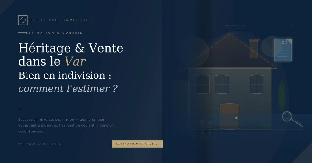 Héritage et vente dans le Var : comment estimer un bien en indivision
