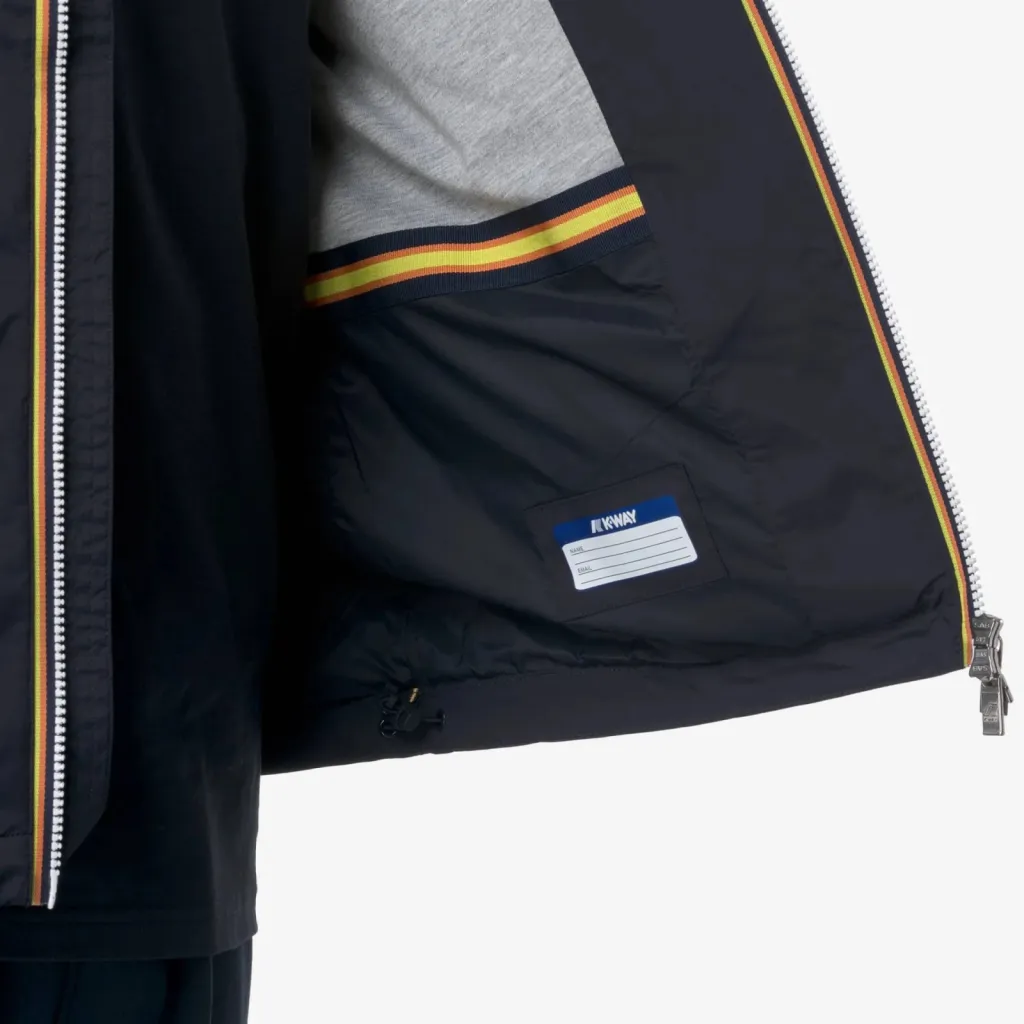 Veste en jersey Jack Stretch Nylon Jersey  détail intérieur K-Way – Urban Chic à Dieppe