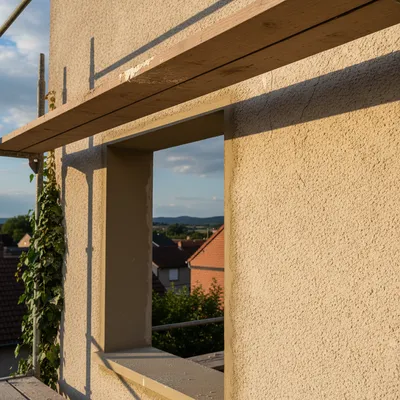 Façadier certifié pour rénovation de façade à Colomiers avec enduit traditionnel 18 mm gratté fin et régulation hygrométrique naturelle à la chaux NHL 3.5 en Haute-Garonne 31