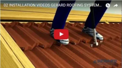 Vidéo 2 pour la pose des tuiles GERARD