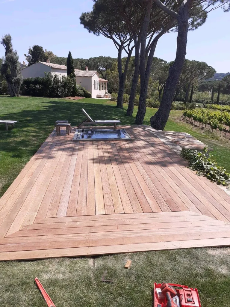 platelage bois Saint Raphael