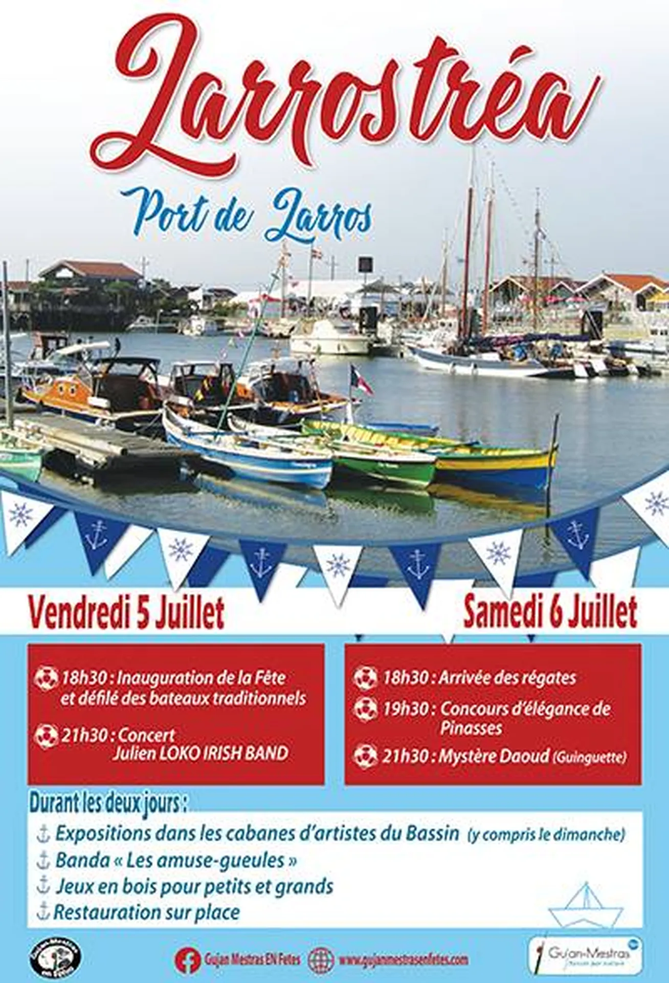 Gujan mestras en fête, Larrostréa et Bsa