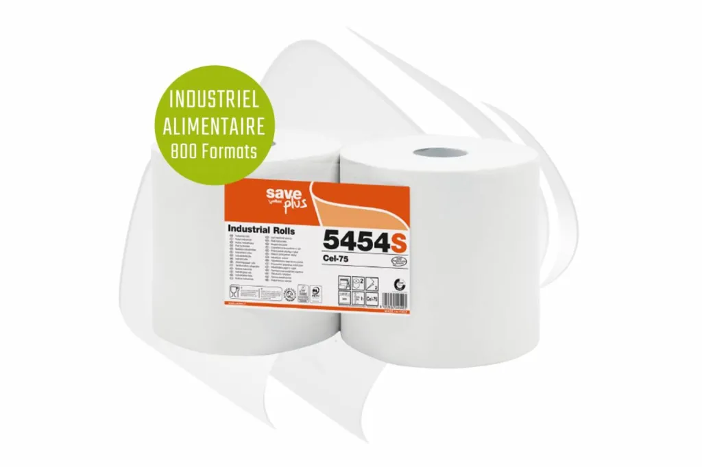 Bobines d'essuyage 800 formats