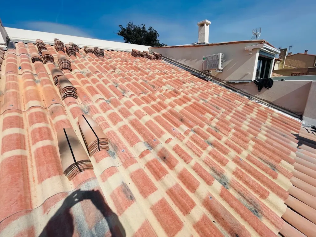 Changement d’une toiture de maison avec isolation sur Aix en Provence.