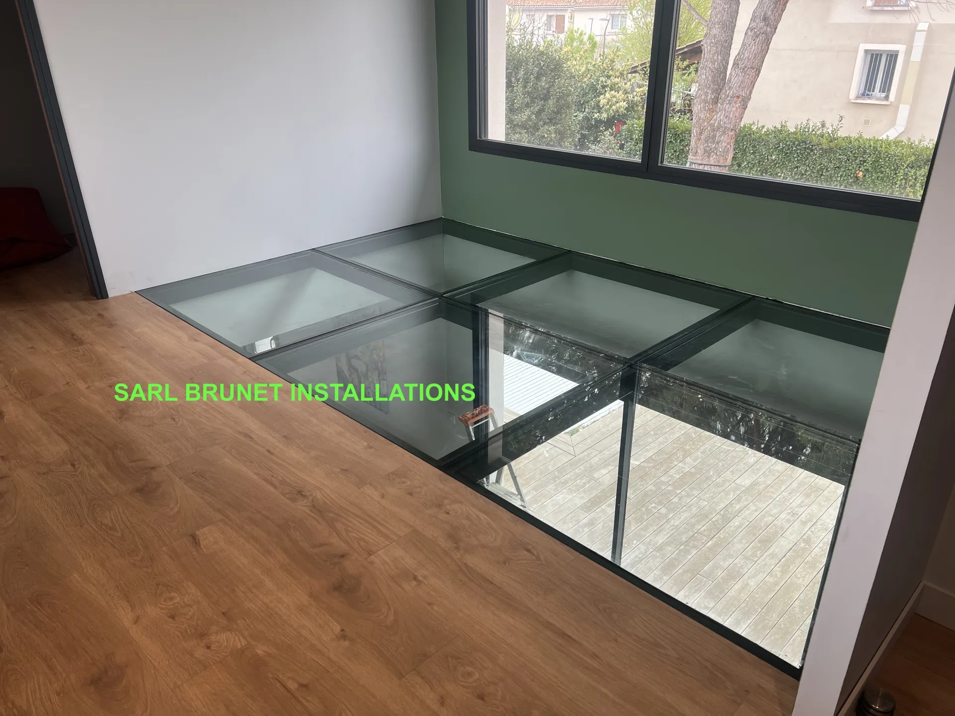 Pose plancher en verre Balma, Toulouse, Colomiers