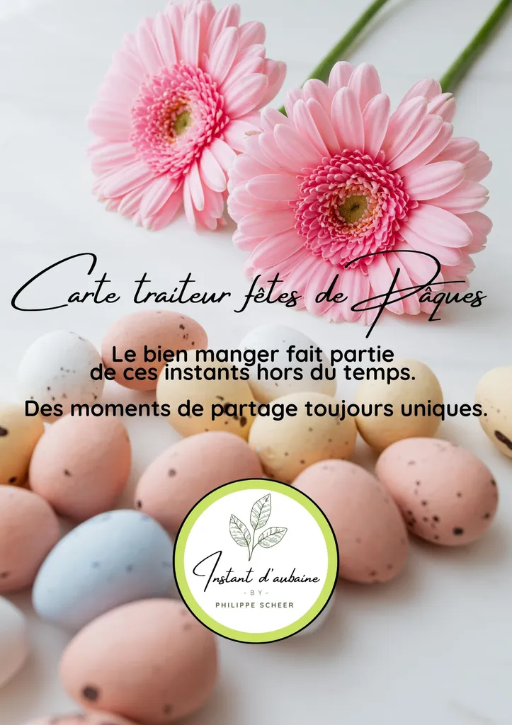 Instant d'aubaine traiteur pâques