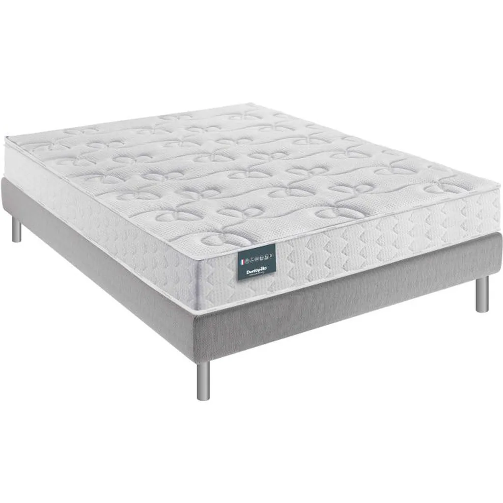 Vente de matelas à mousse haute densité Dunlopillo Dahlia avec mémoire de forme et garnissage en coton à Lyon