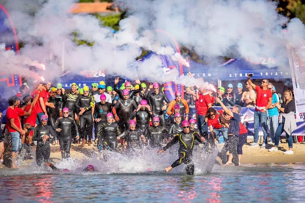 T24 Départ Xtreme Triathlon Bormes Les Mimosas La Favière Var HDLP
