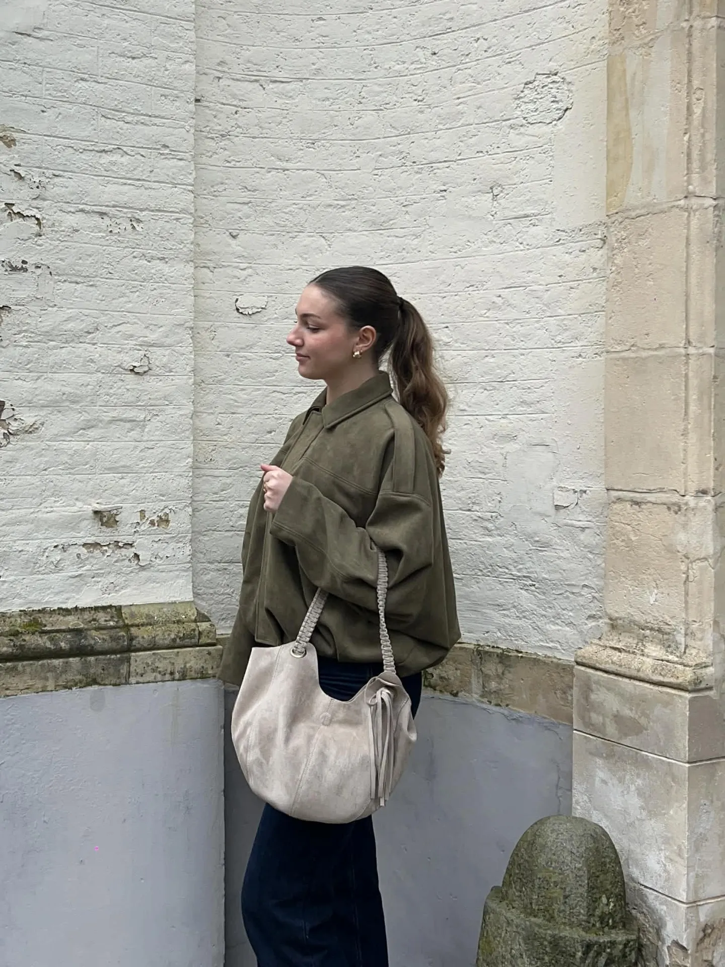 Sac Woomen aspect velours disponible chez Evasion à Eu 