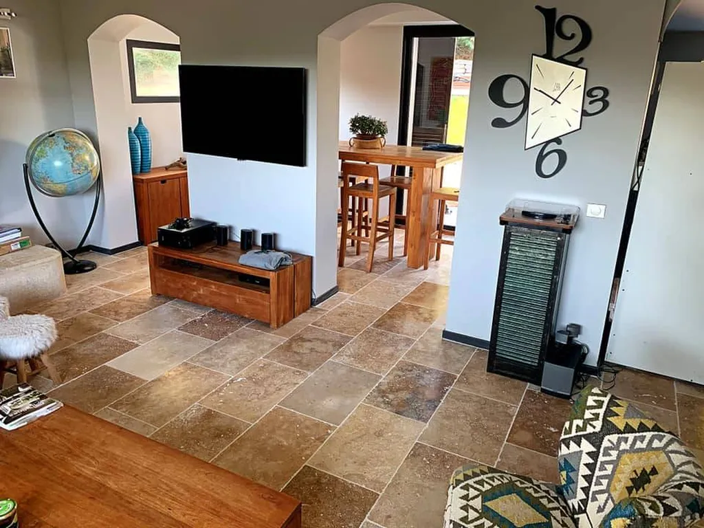 DALLAGES INTERIEURS TRAVERTIN BEIGE 1ER CHOIX MIX 