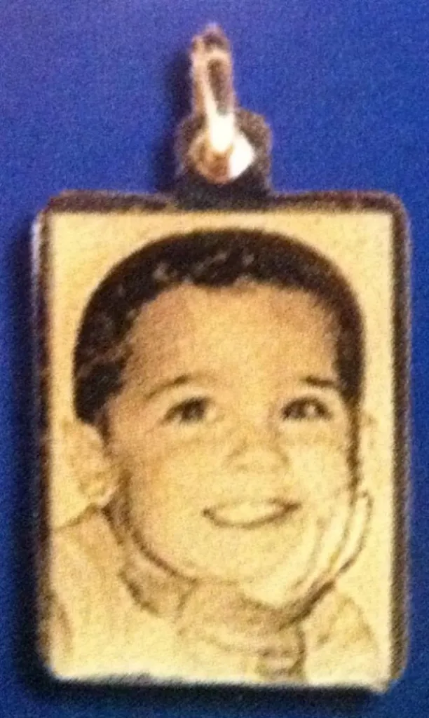 Médaille photogravre en or 18 carats