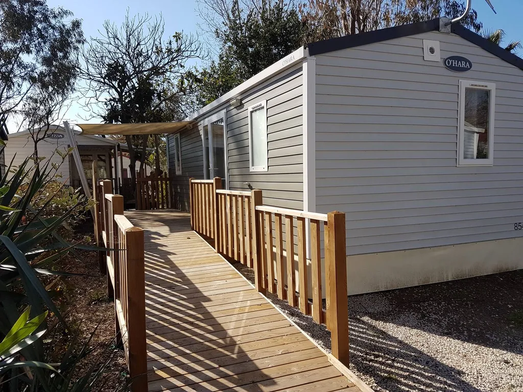 location de mobil home PMR dans camping familial à Vias-Plage nord de mer