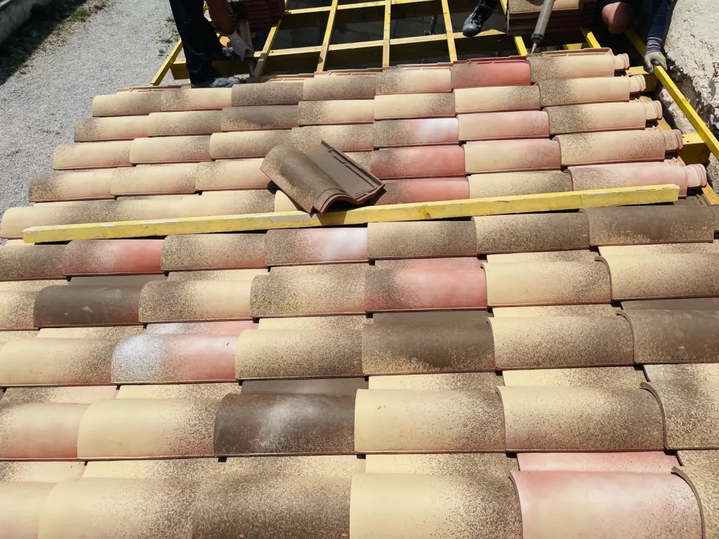 Remplacement d’une toiture de maison sur Aix en Provence