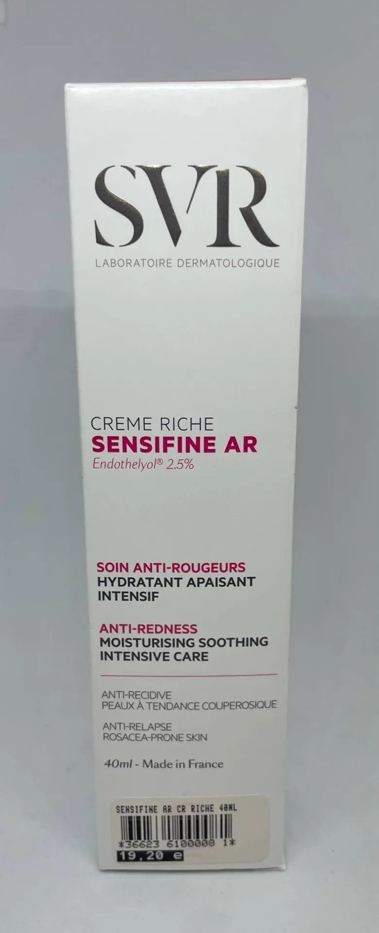SVR crème riche SENSIFINE AR
