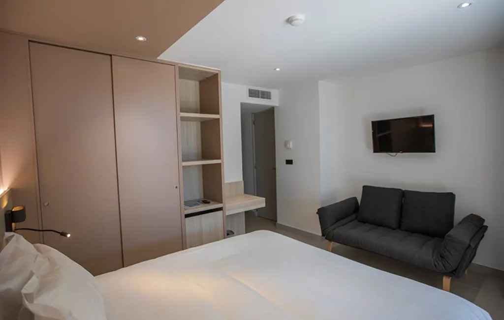 Chambre 26 et 32, avec un canapé convertible en lit supplémentaire