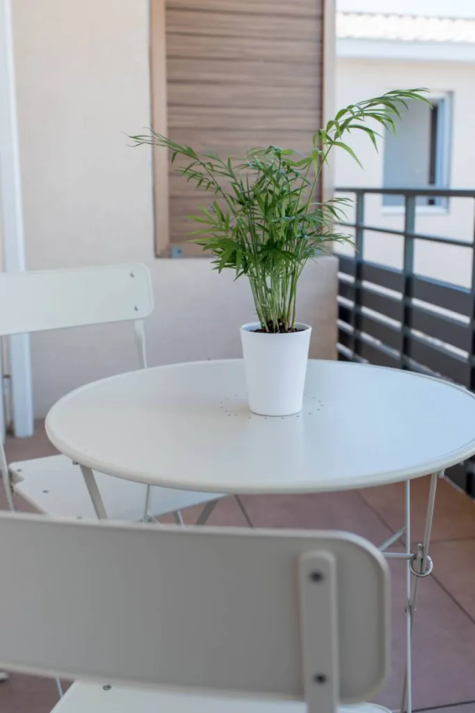 Coin terrasse résidence seniors