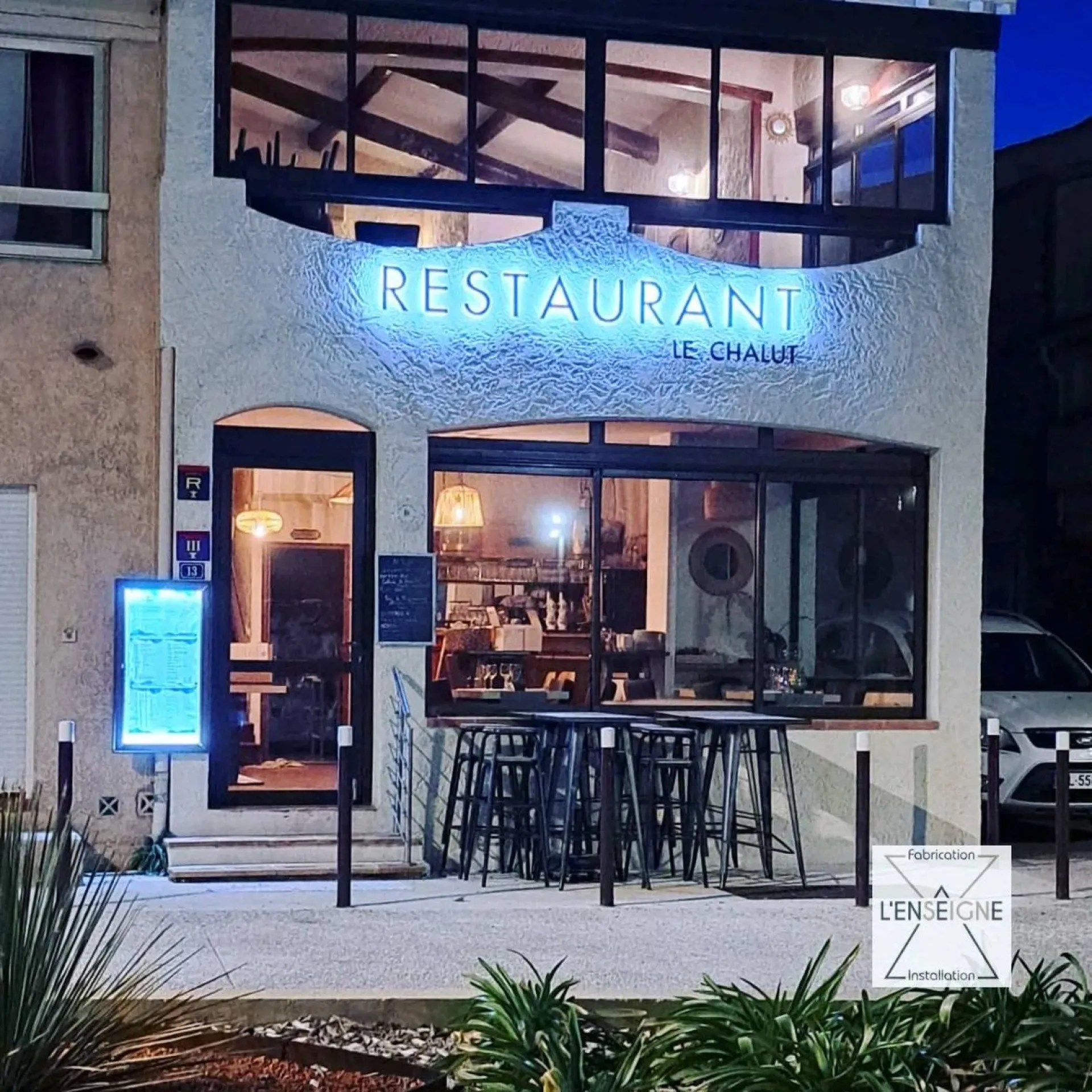 Lettres en plexiglass bloc led