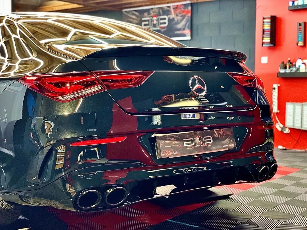 Protection carrosserie traitement céramique et PPF Mercedes cla au sud de Lyon 