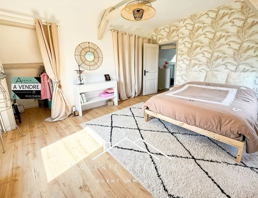 A vendre maison type Normande Longère de 148 m² et une dépendance habitable 67 m² sur LA LONDE 76500