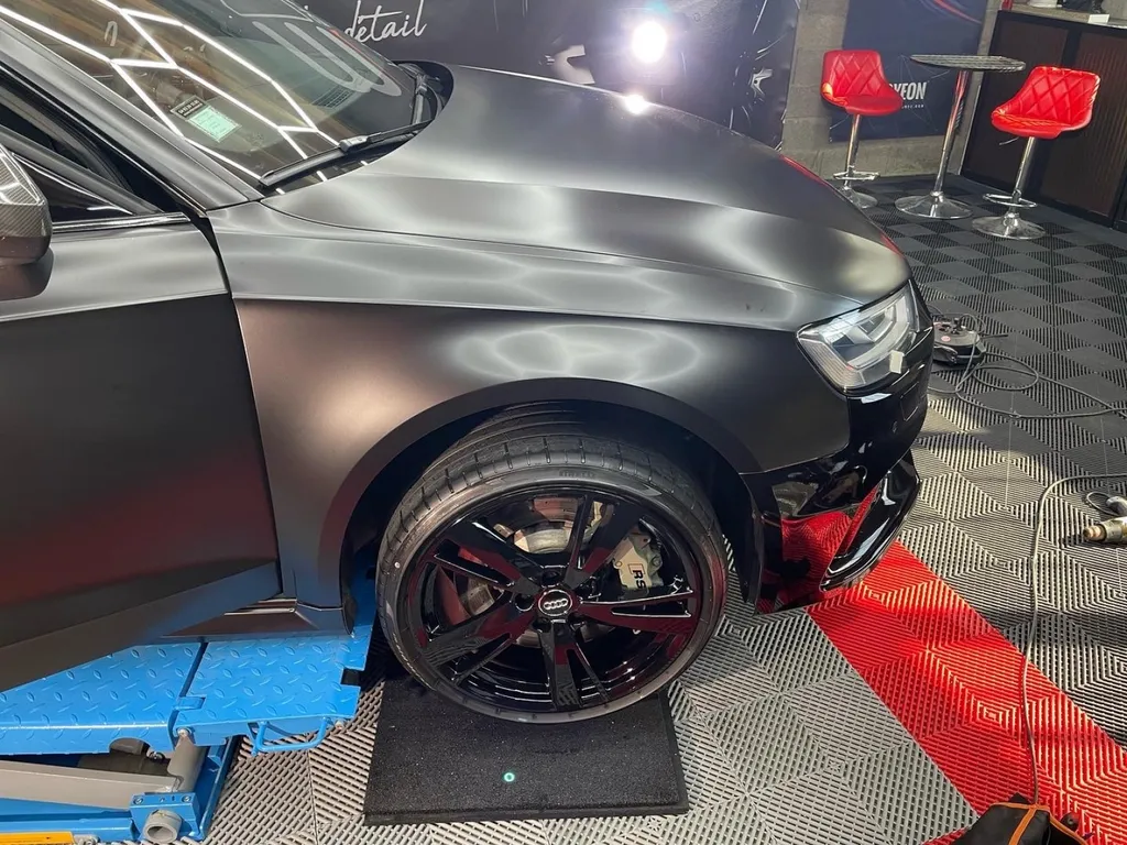 Covering protection PPF traitement céramique Audi RS3 à Lyon