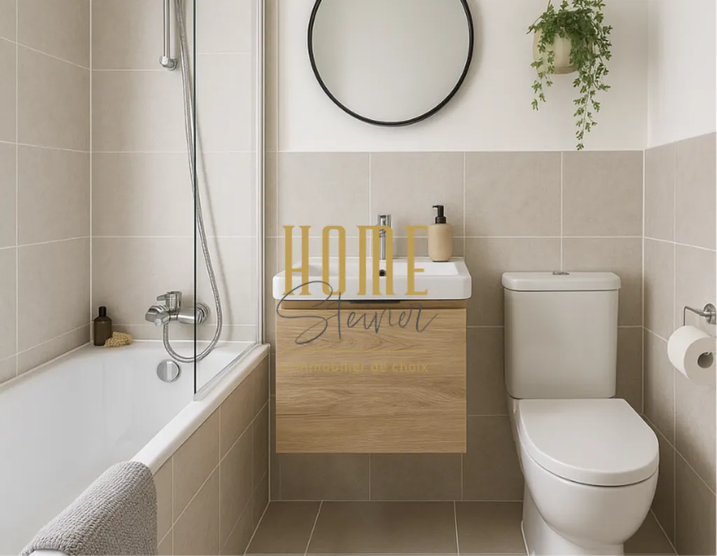 Une salle de bain moderne à Strasbourg