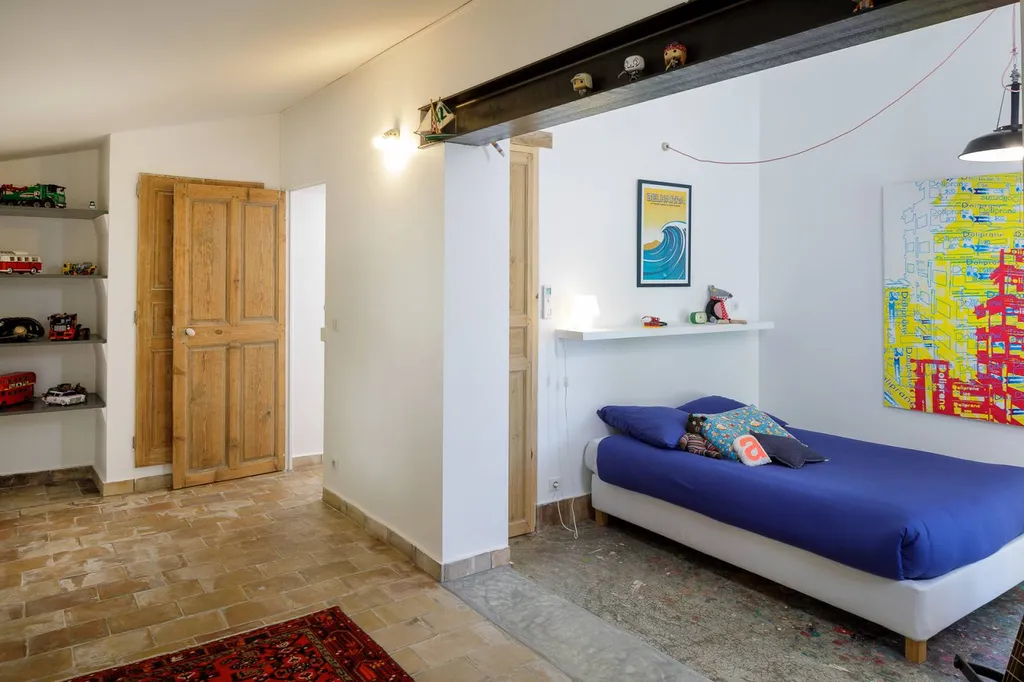 chambre d'adolescent avec ouverture de mur porteur mise en place d'un HEA 13300 Salon de Provence