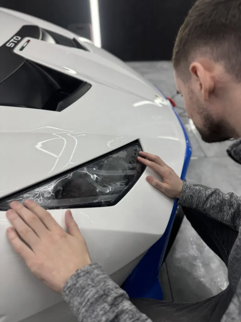 Lamborghini Huracan STO : Full PPF Carrosserie + Pare-brise à Antibes