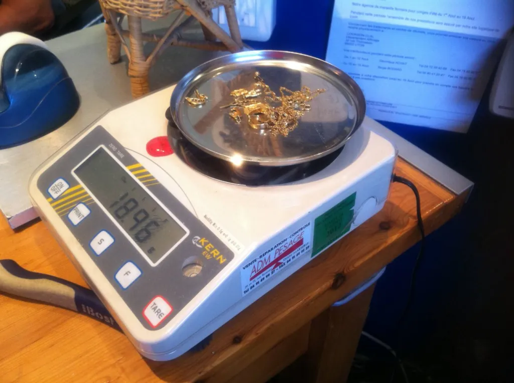 Balance officielle de rachat d'or