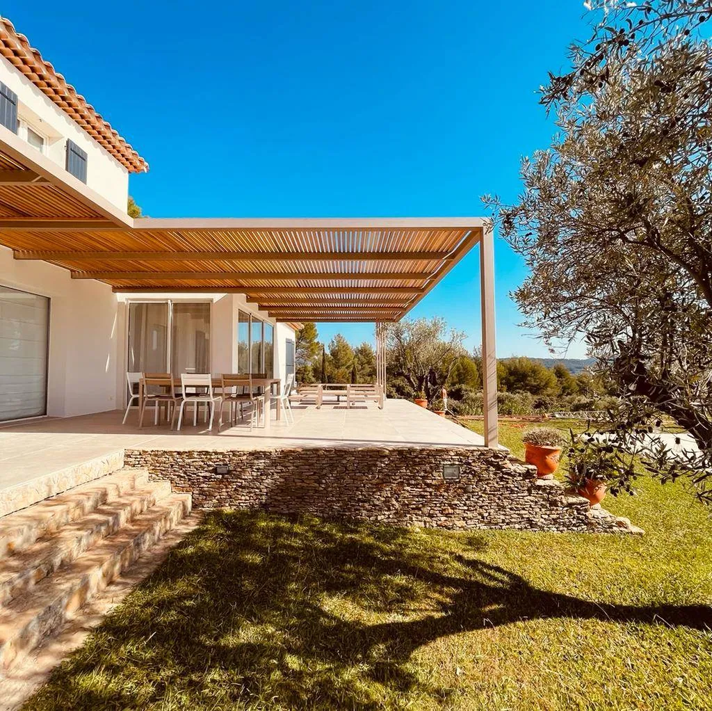 grande pergola sur mesure aix en provence