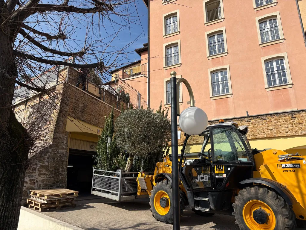 Aménagement paysager et rénovation espaces extérieurs avec zone piscine haut de gamme à Lyon de la Villa Florentine