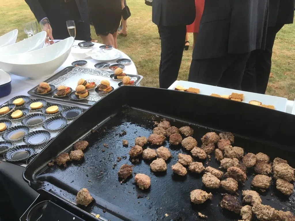 Cuisson mini hamburger
