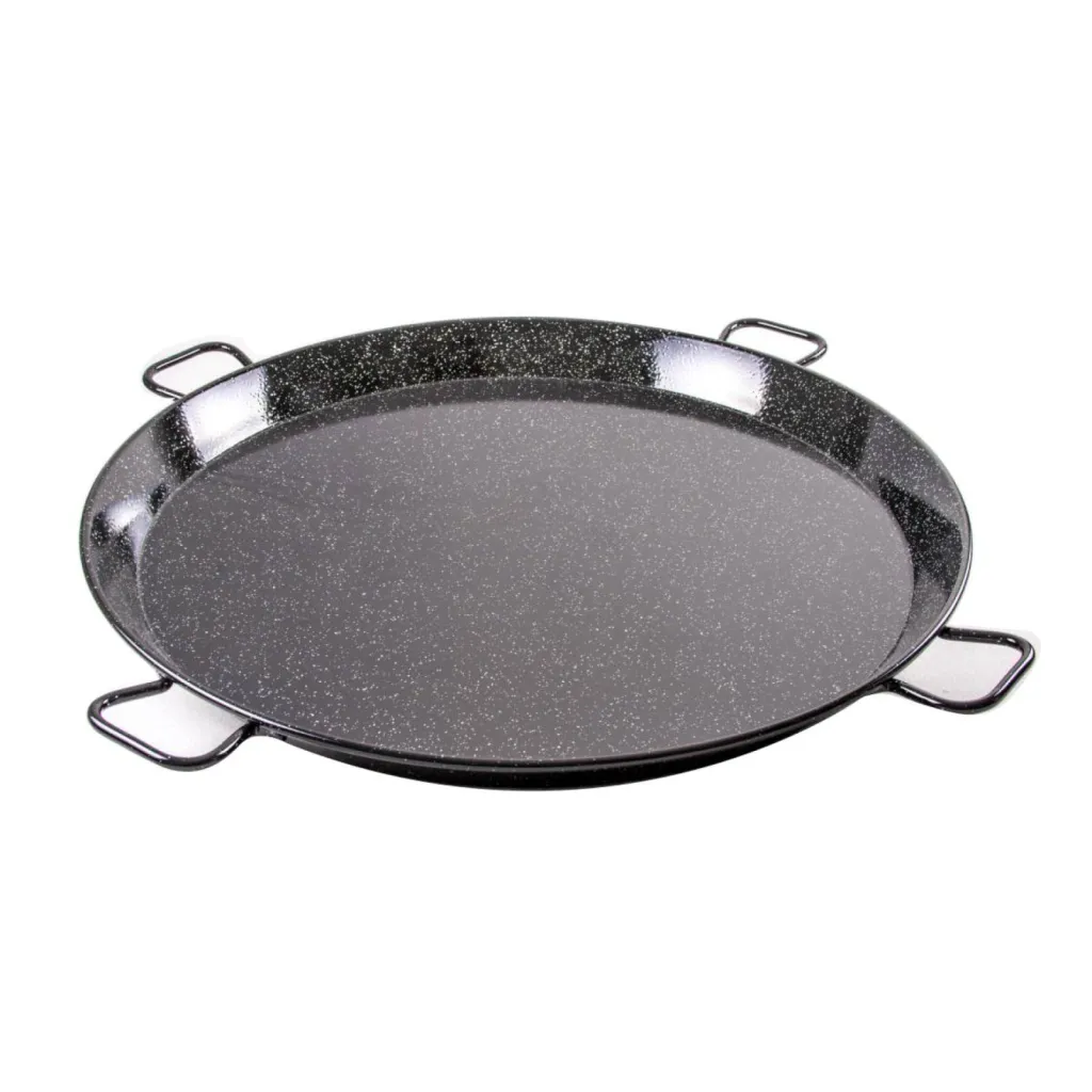 POÊLE A PAELLA ÉMAILLÉE 80 CM 40 PERSONNES POUR VOTRE MANIFESTATION