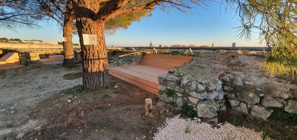Création de Bains de soleil à l'université de Nîmes Vauban