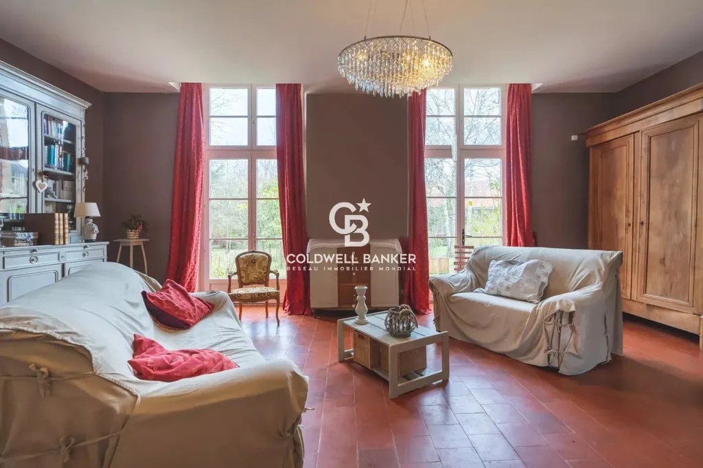 château avec parc à vendre en sarthe