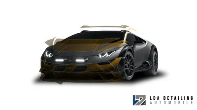 Front+ : Protection PPF avant Lamborghini Huracán pour protéger peinture et zones exposées avec film XPEL hautes performances