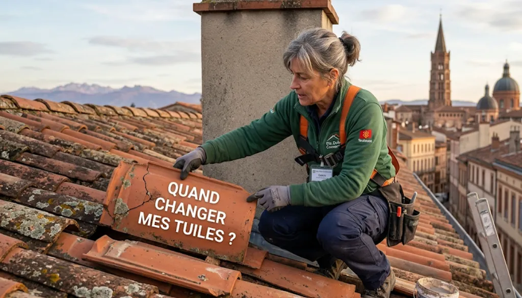Comment savoir si je dois changer les tuiles de mon toit à Toulouse ? 