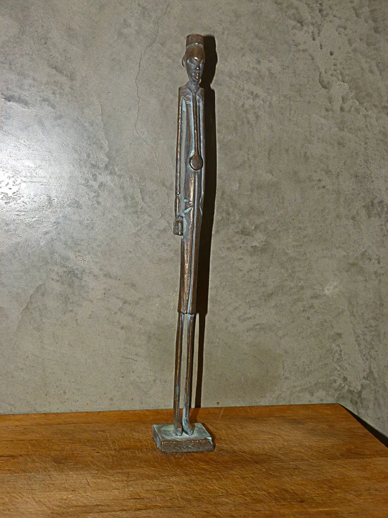 Statuette métallisé en bronze