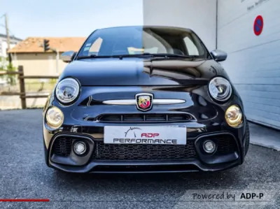Montage échappement Slip-on Akrapovic Fiat 595  Abarth 1.4 Turbo | ADP PERFORMANCE Le Pontet 84230 Vaucluse